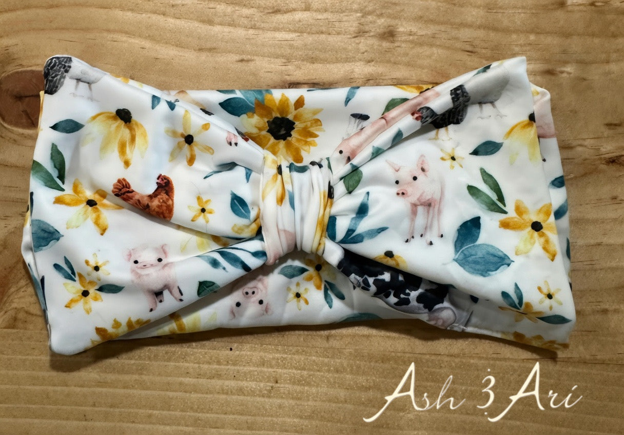 Headbands of Double Brushed Poly Fabric