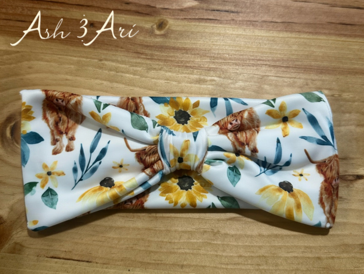 Headbands of Double Brushed Poly Fabric