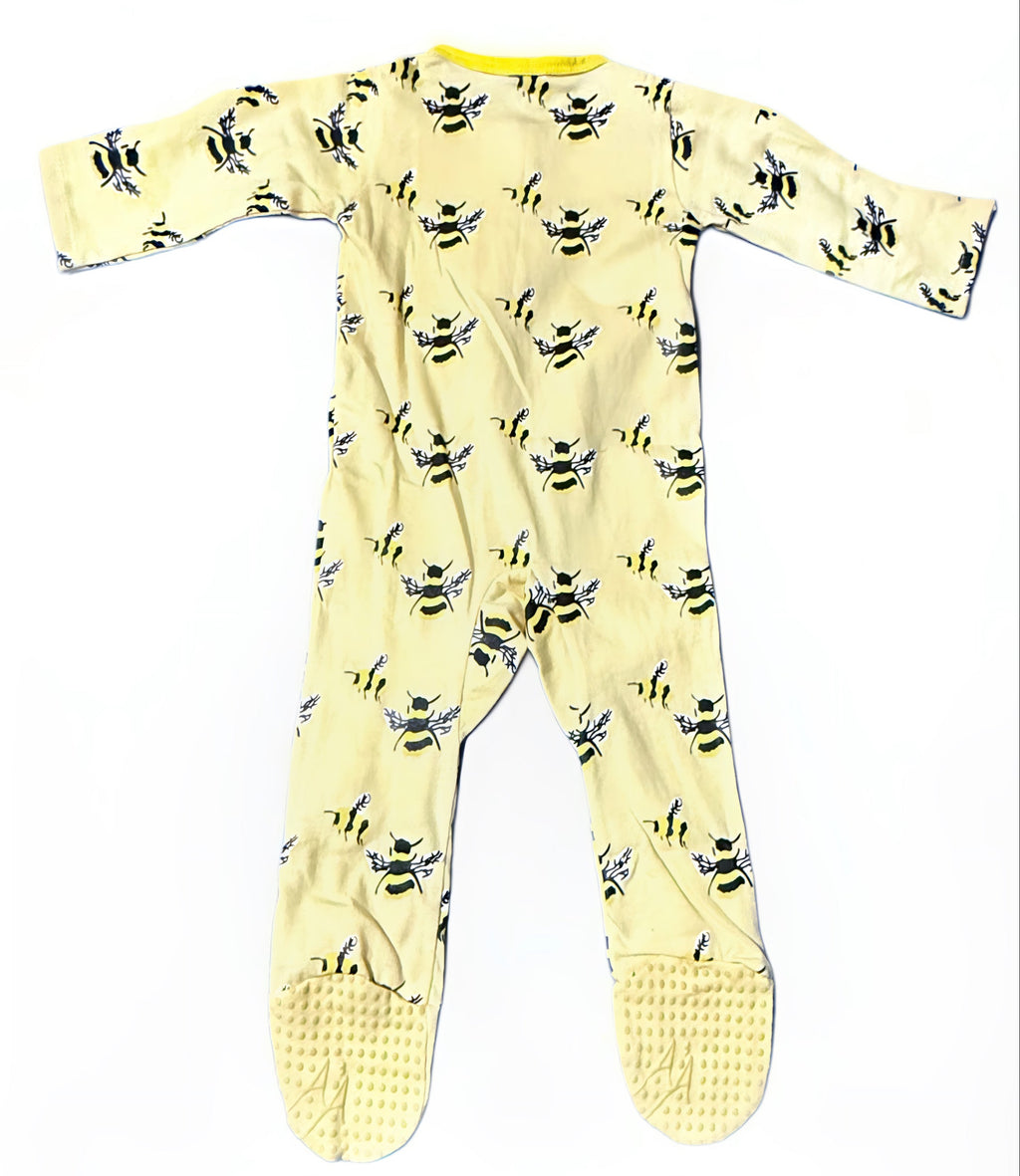 Two Way Zippered Footie Honey Delight